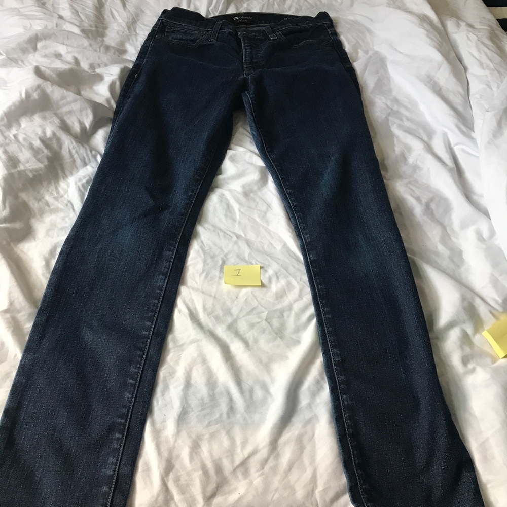 Madewell Skinny dark wash denim jeans W31 L30